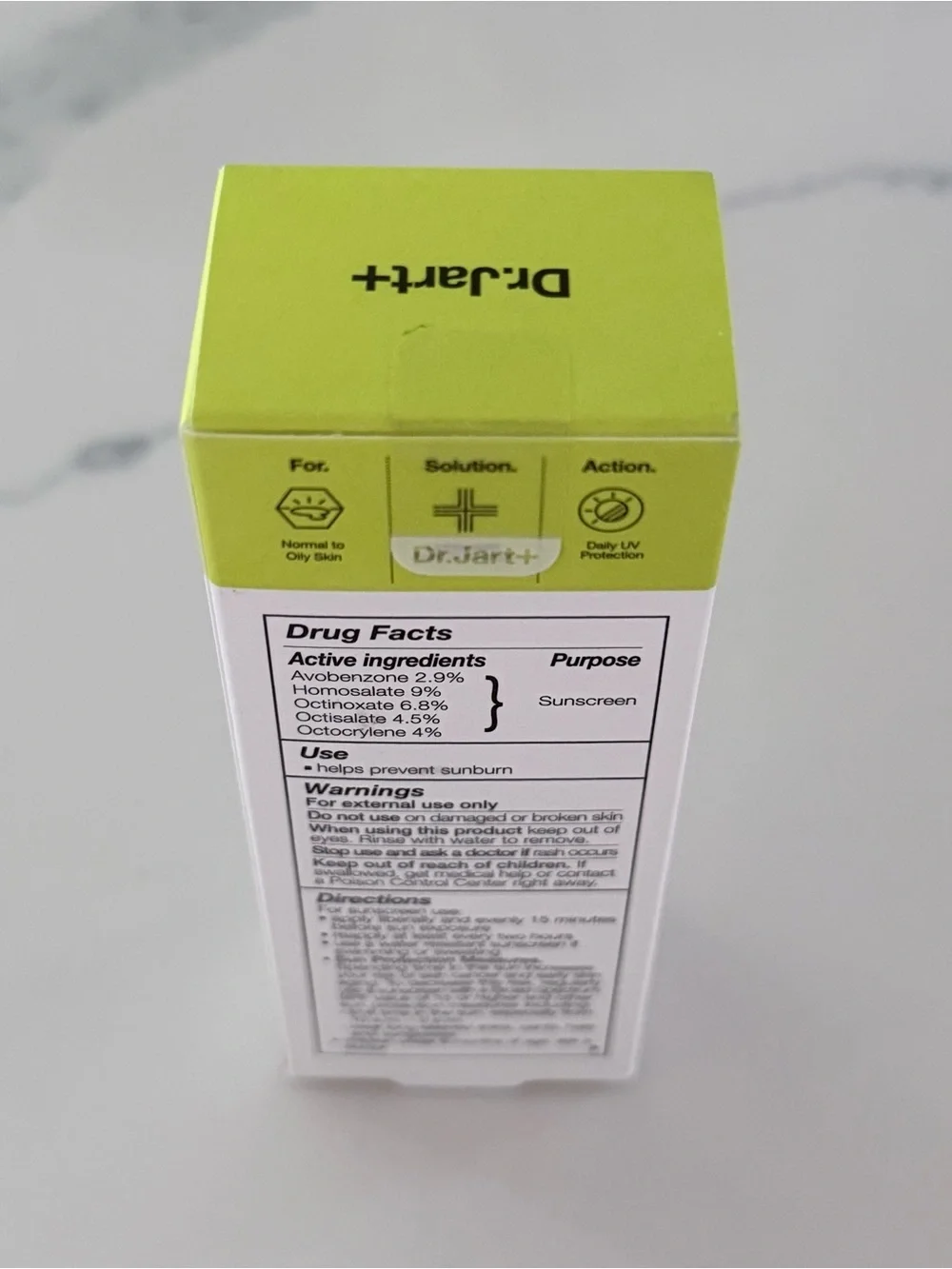 Dr.Jart+ Every Sun Day™ Fluid Korean Sunscreen SPF 50+ For Face Radiant Finish